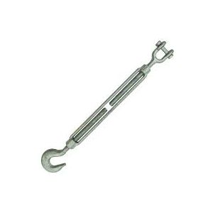 Jaw and hook turnbuckle  challenge course use